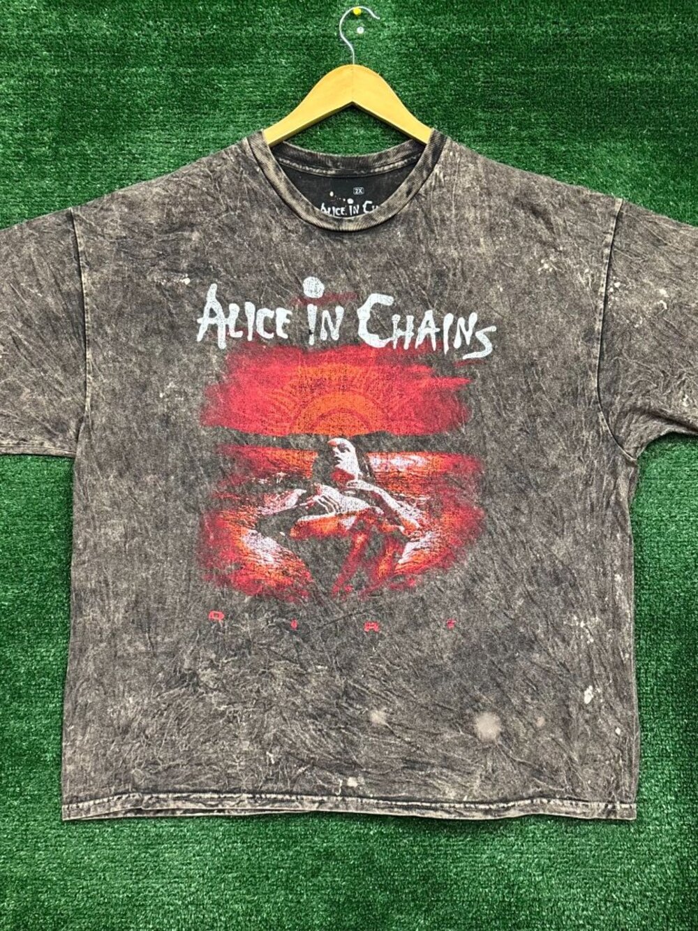 Alice In Chains Dirt Est 1987 Heavy Metal Band Mineral Wash T-Shirt Size 2X